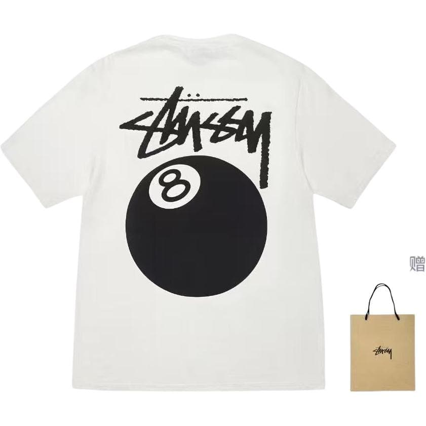 Stussy 8 Ball Pigment Dyed Tee Natural Shopping Bag