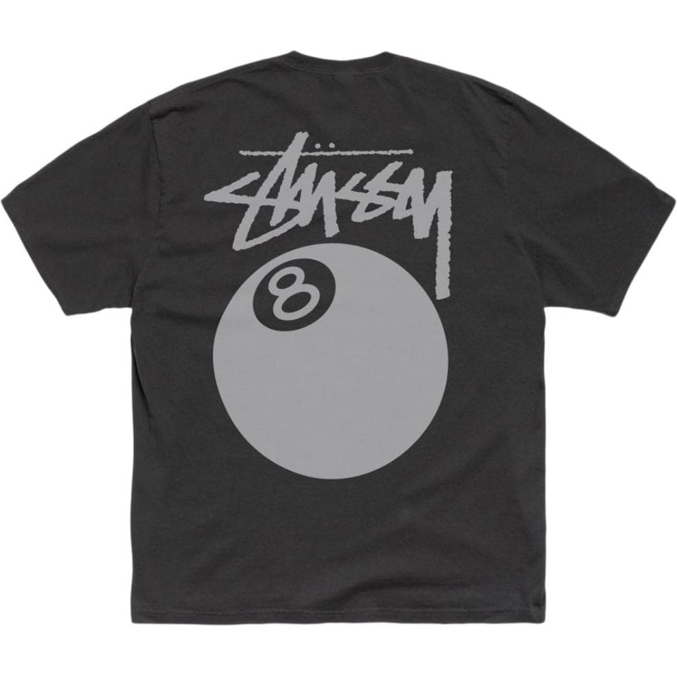 Stussy 8 Ball Pigment Dyed Tee Faded Black/FADED BLACK