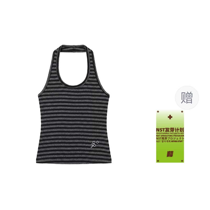 NSTNEW START Tank Tops Uneck Thin Halter Neck
