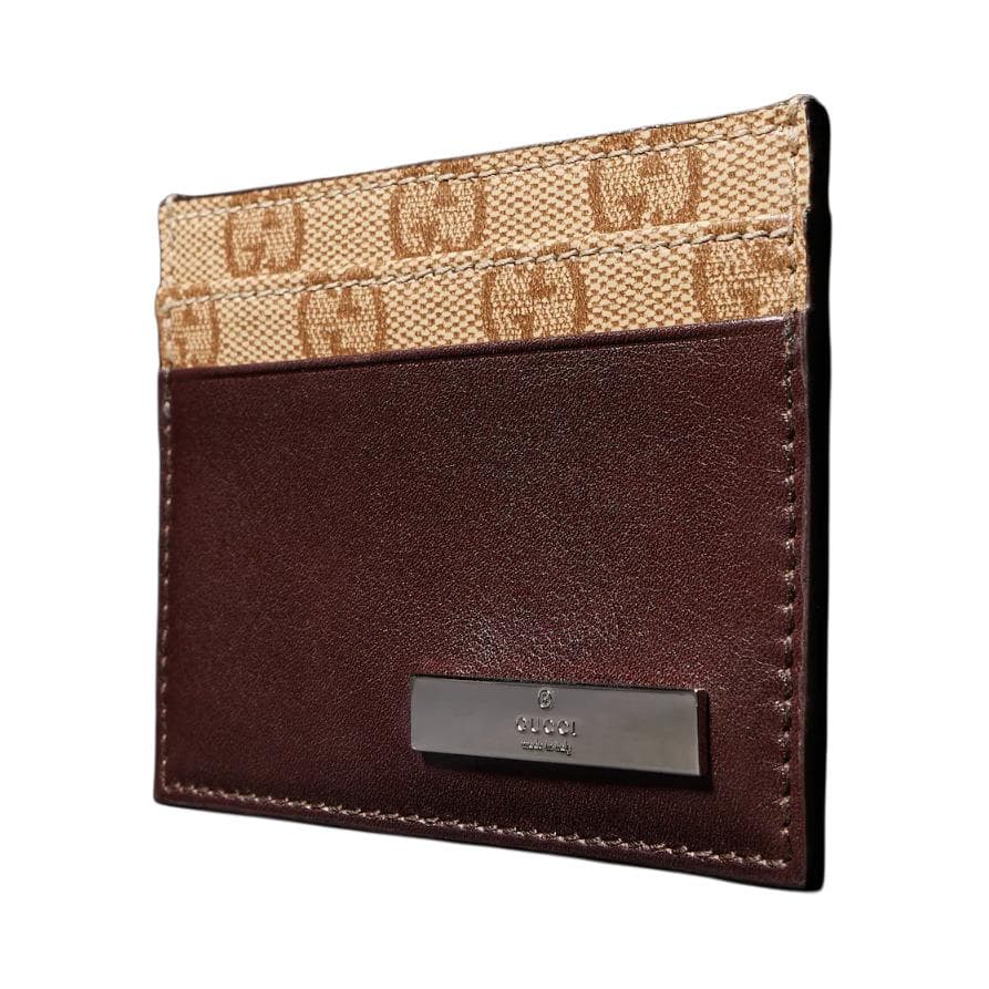 GUCCI Card Holder Regular Dark Brown