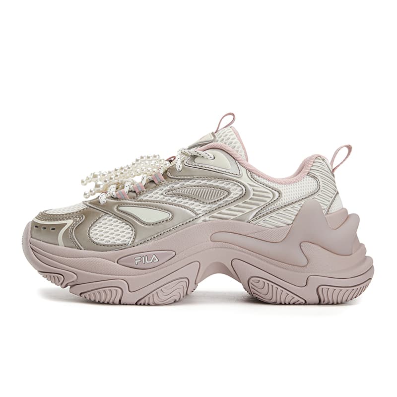 FILA SOFIA Fishbone Breathable Lightweight Height Increasing Chunky