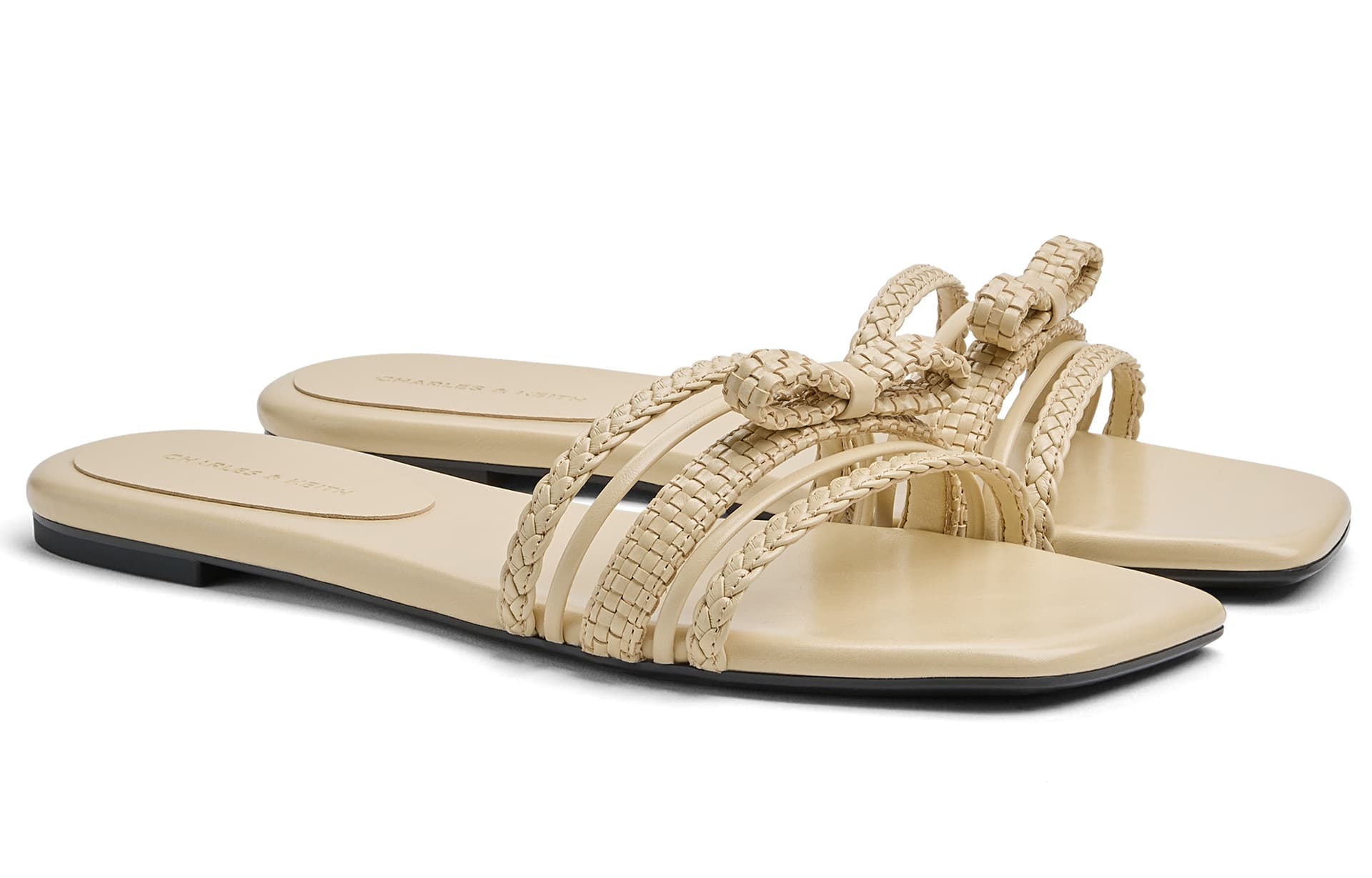 CHARLES&KEITH Composite Sole Slide Slippers
