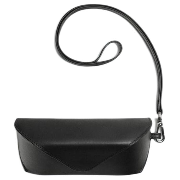 ZARA Cow Eyeglass Pouch Regular Black Black