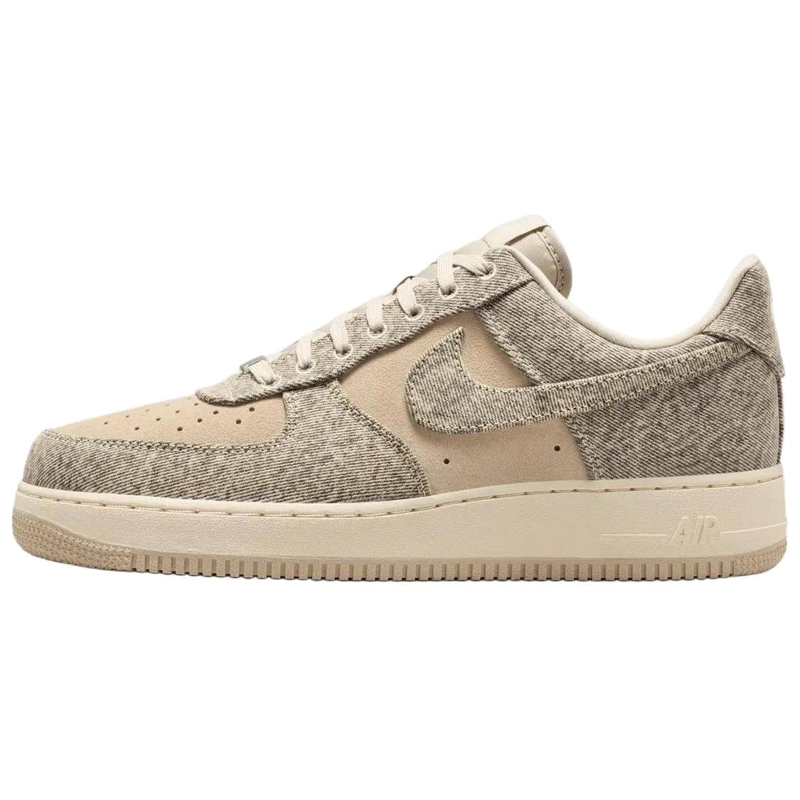 Nike Air Force 1 Beige Apricot Heather Gray