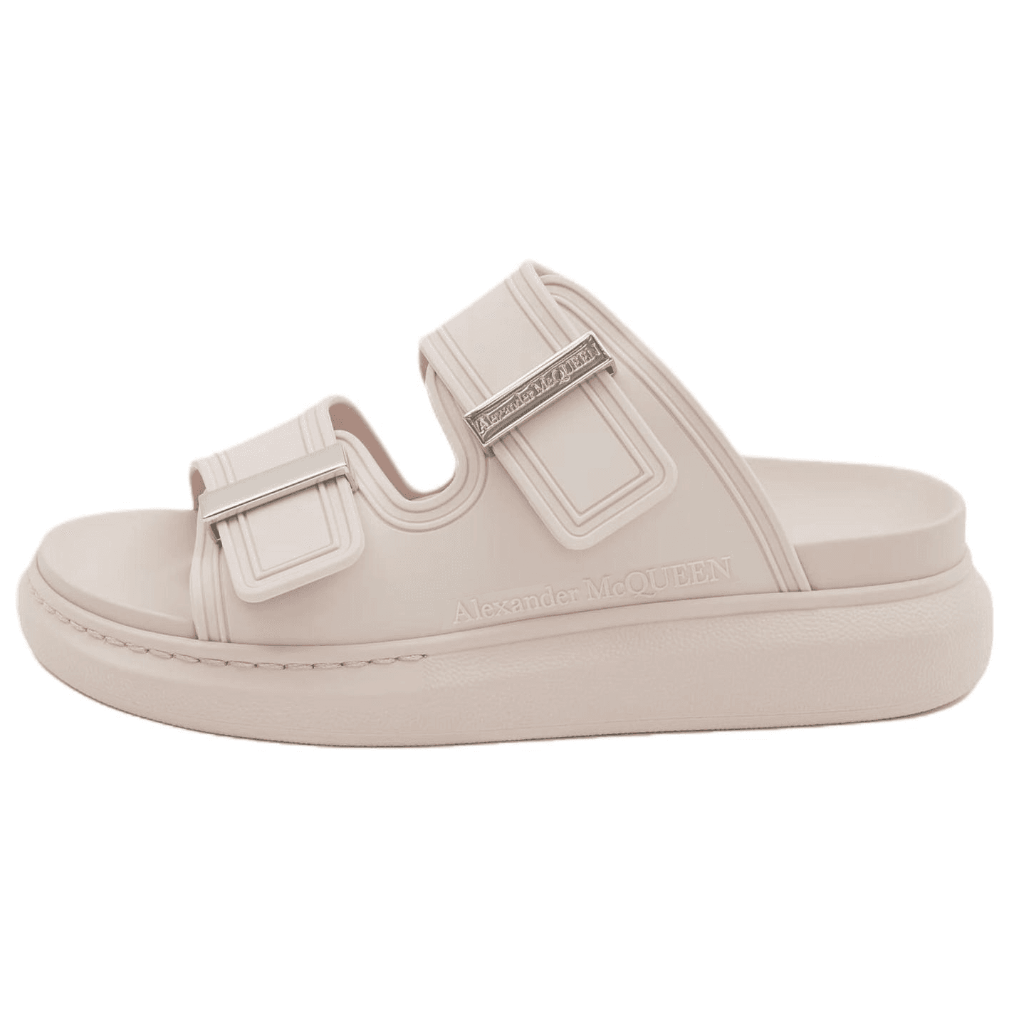 Alexander McQueen Hybrid Slide Slippers Rose Tea