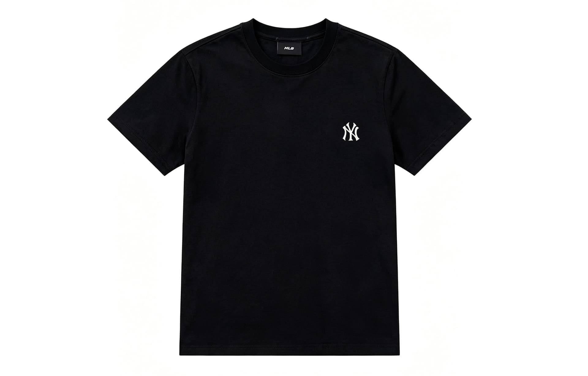MLB TShirts Black Crew Neck Thin