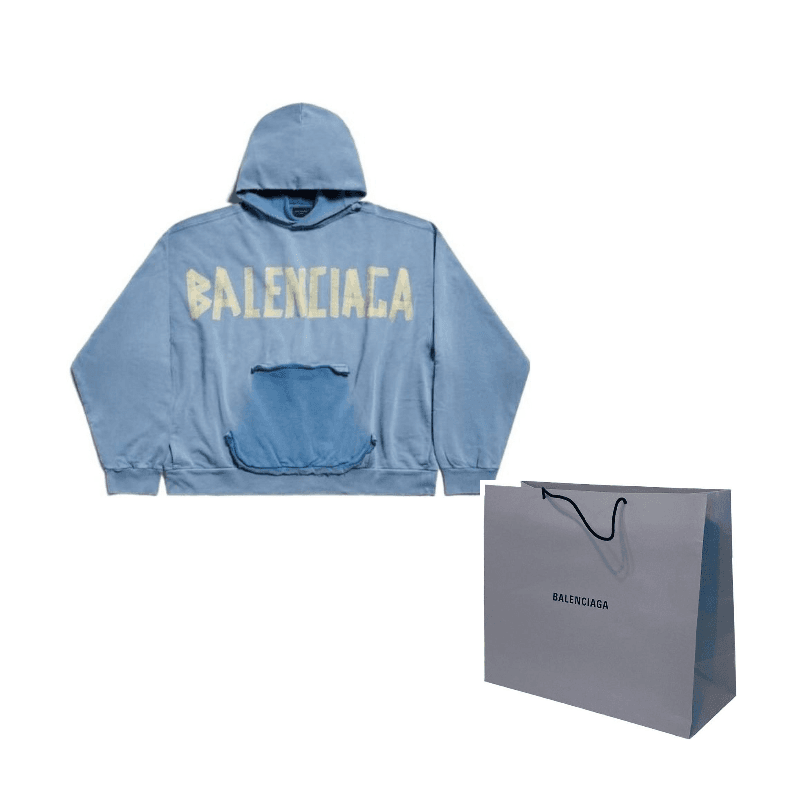 Balenciaga Pre Owned 2010s Tape Type Hoodie