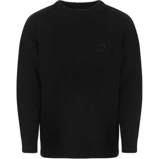 Balenciaga Sweaters Black Crew Neck Moderate Other
