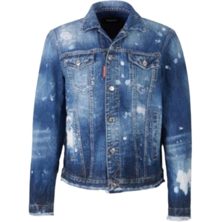 DSQUARED 2 Denim Jackets Blue Lapel Moderate Other Blue