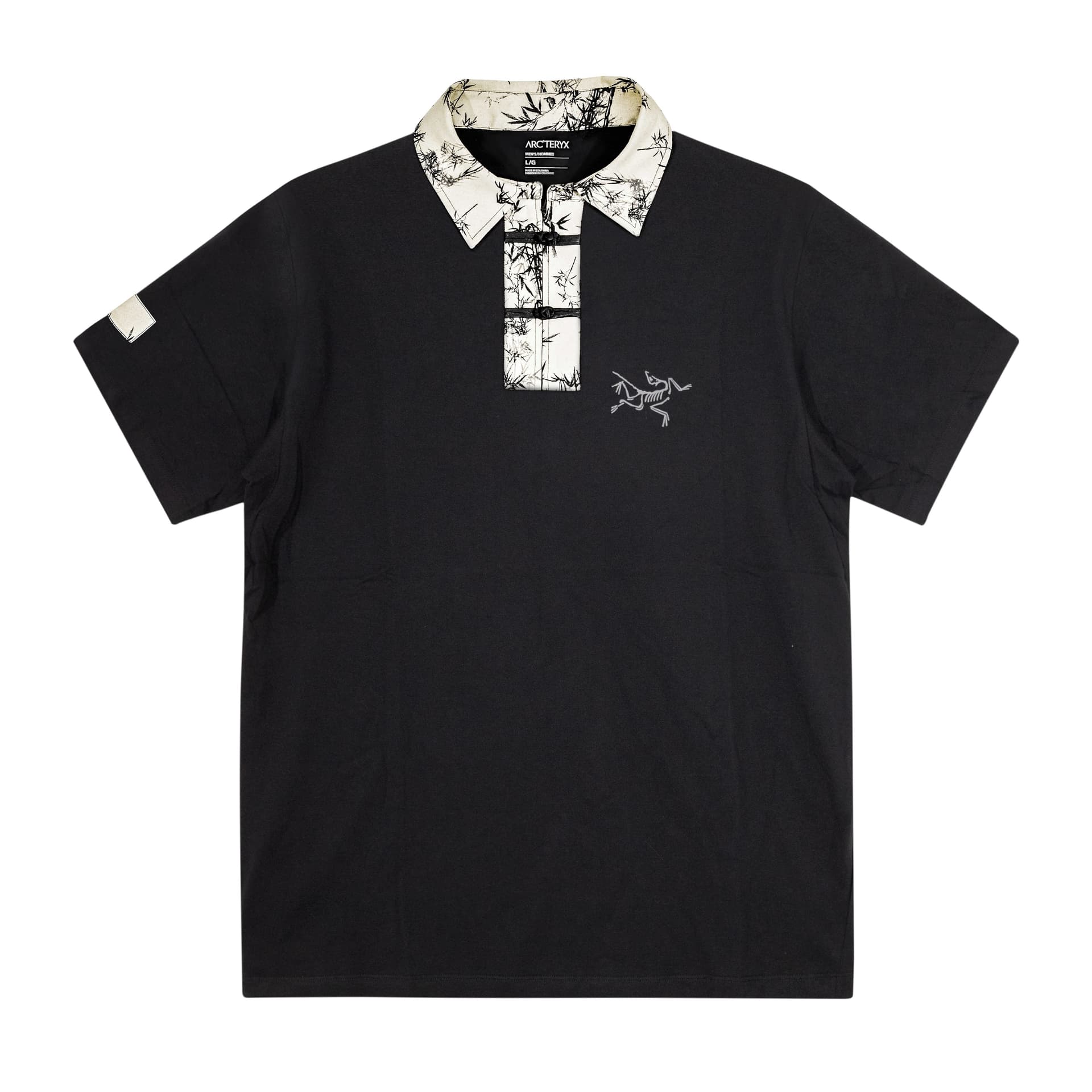 Arcteryx TShirts Black/Black Polo Collar Moderate Straight Fit