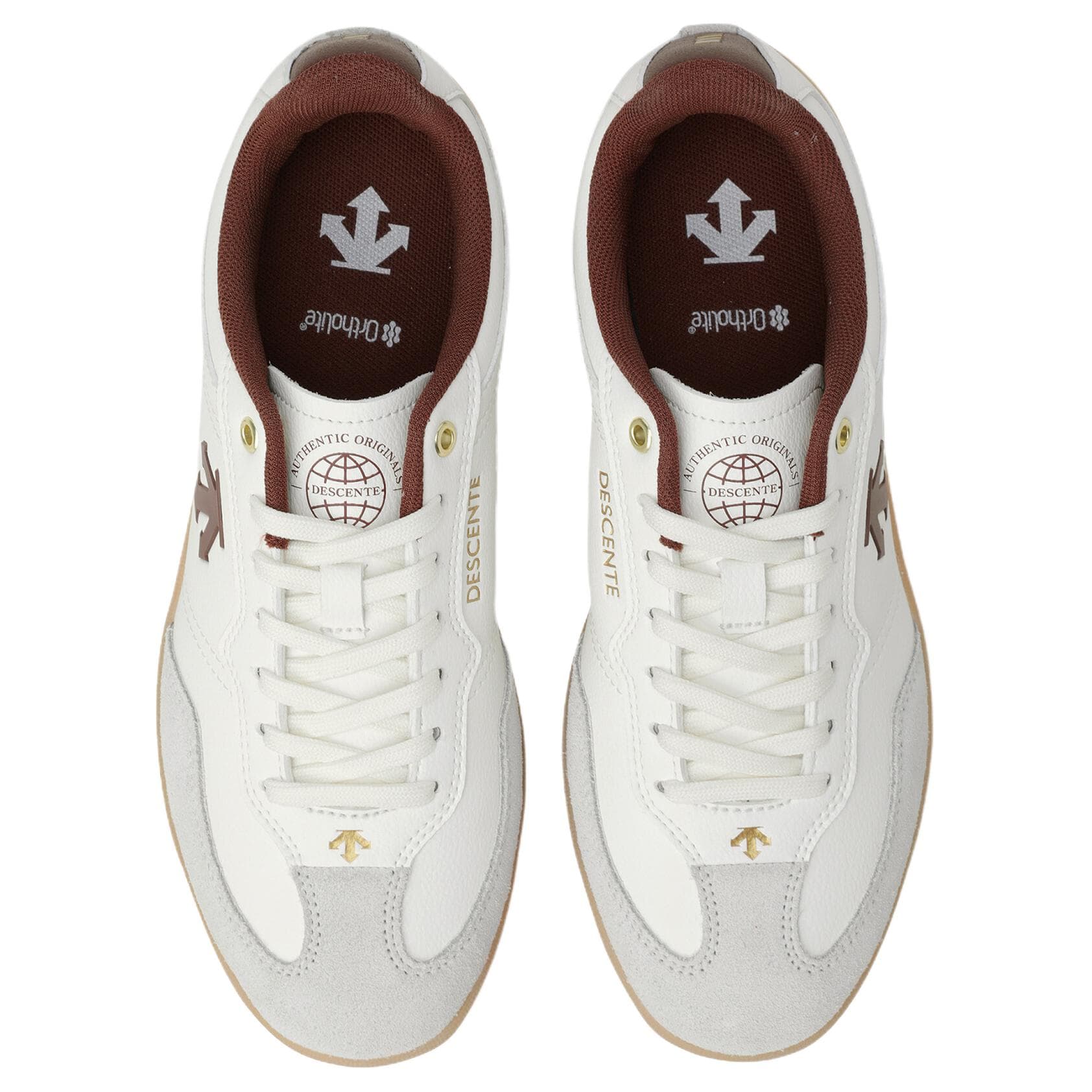 DESCENTE German Army Trainers Lowtop Ecru GrayPCWH Ecru White BrownBRWH Ecru White Gray BlueBUGY Ecru White GreenGNWH