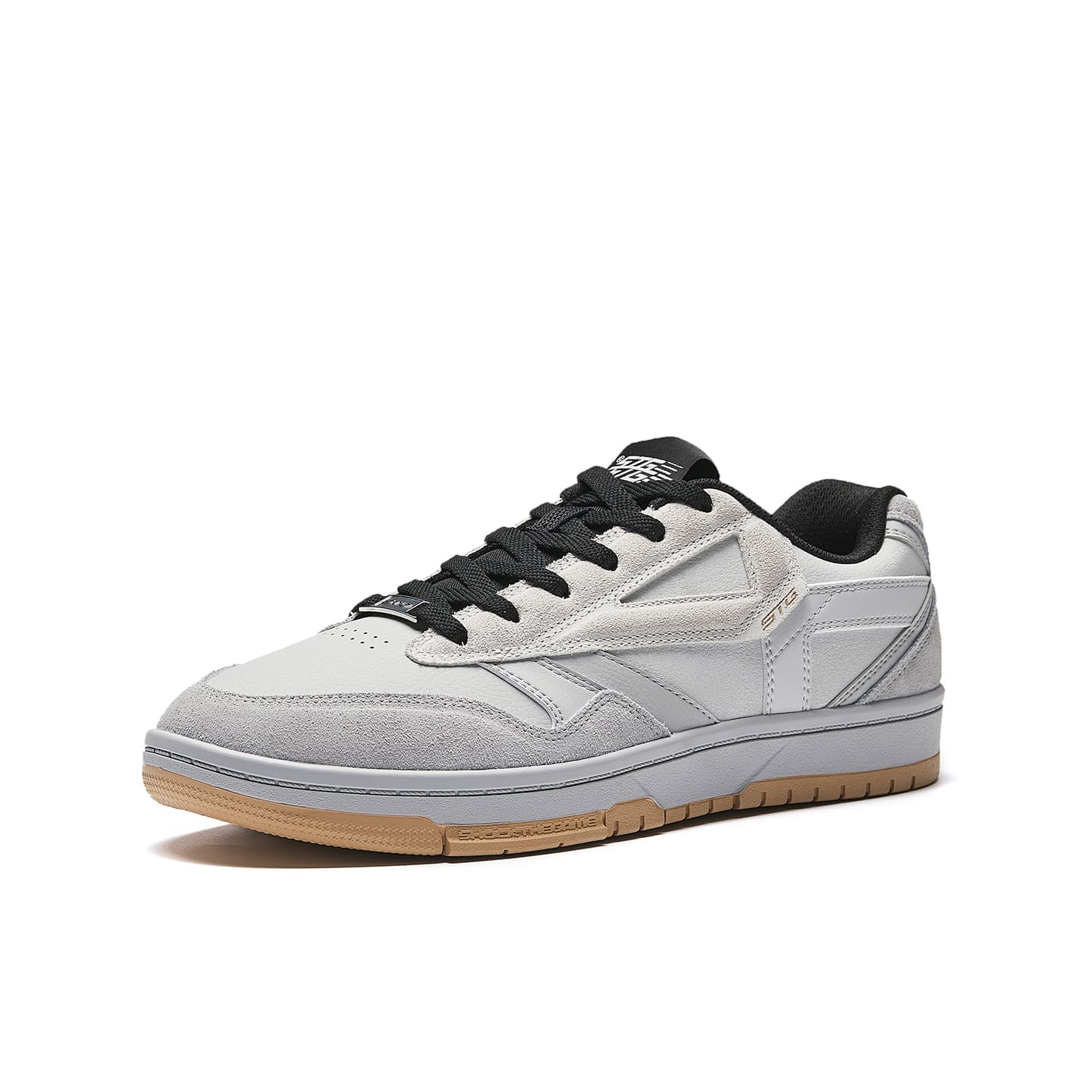 Anta STG2.0 AbrasionResistant Lightweight Lowtop Sand Grain Gray Microchip Gray
