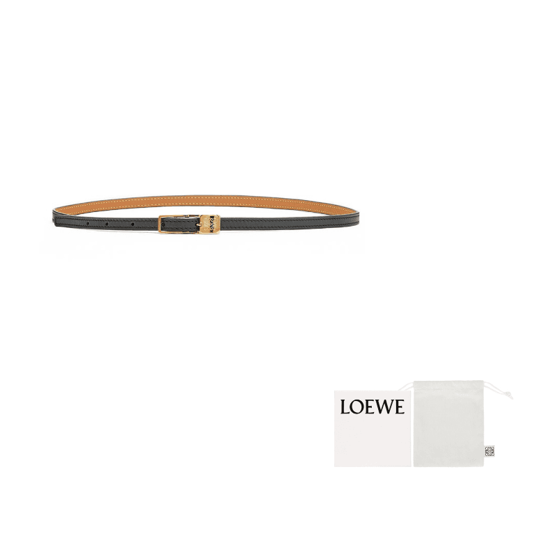 LOEWE Amazona Cow Width 1cm Black