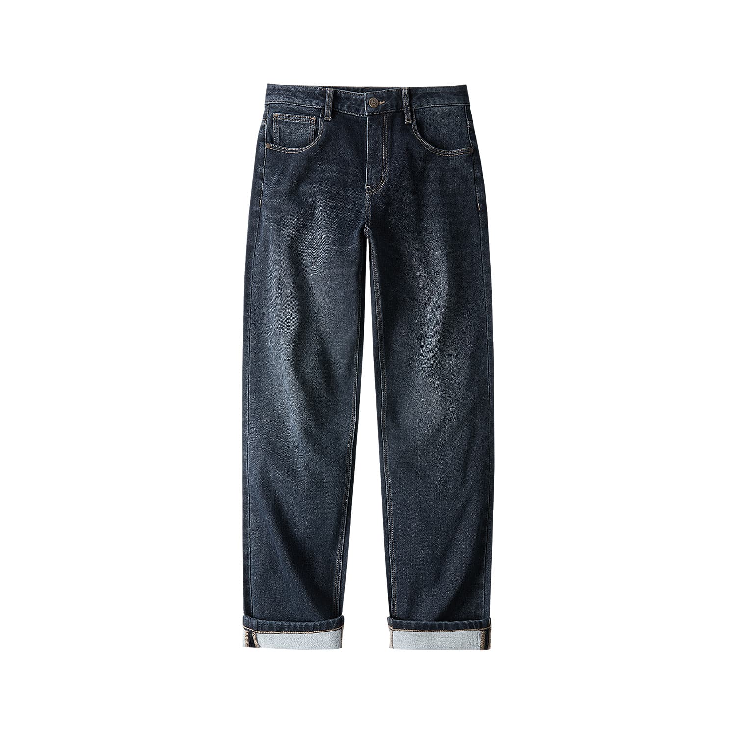 HLA Jeans Blue Gray Denim Gradient (Dark) G5 Moderate Straight Fit