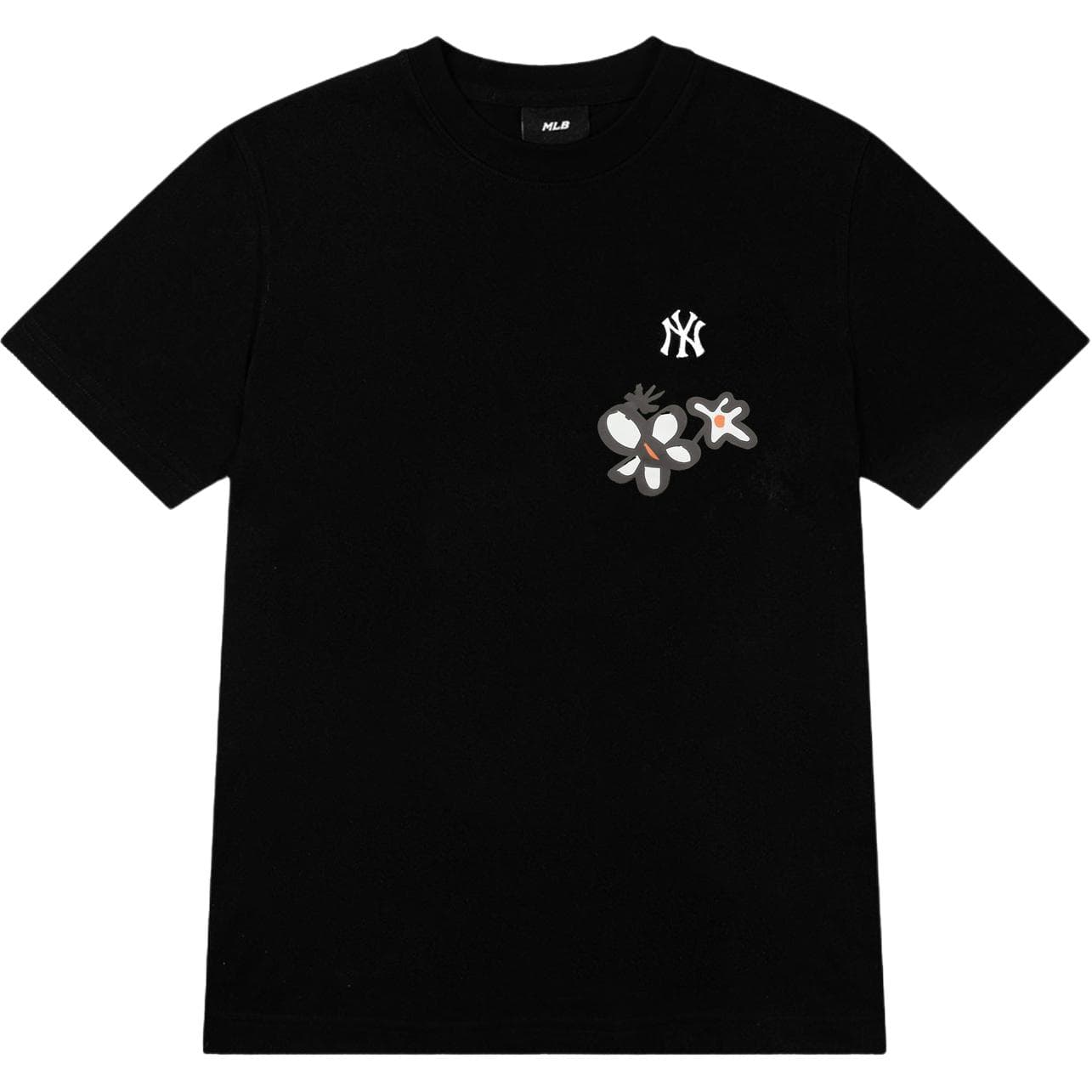 MLB New York Yankees TShirts Black Crew Neck Moderate Straight Fit