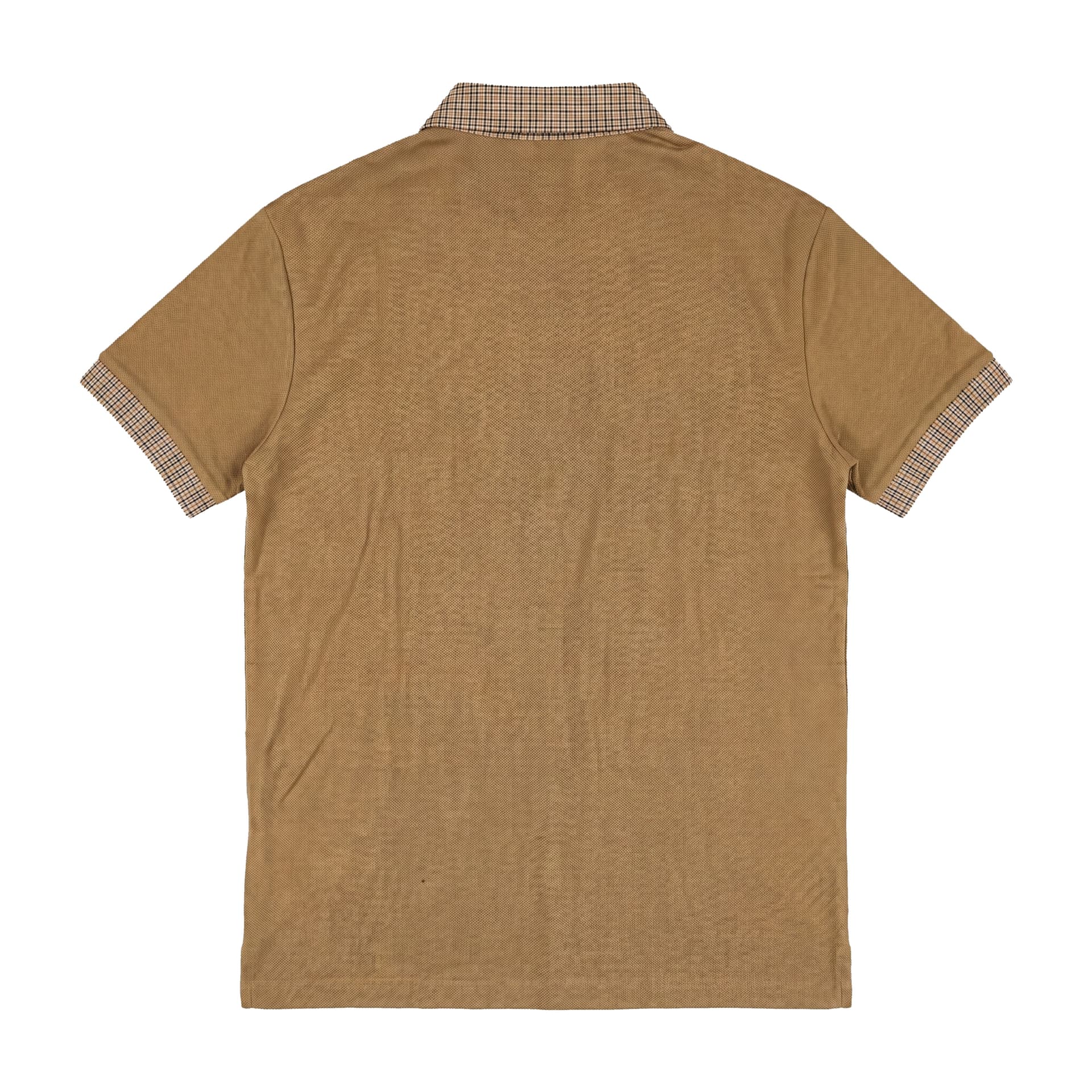 Burberry Polo Shirts Camel Polo Collar Moderate Straight Fit