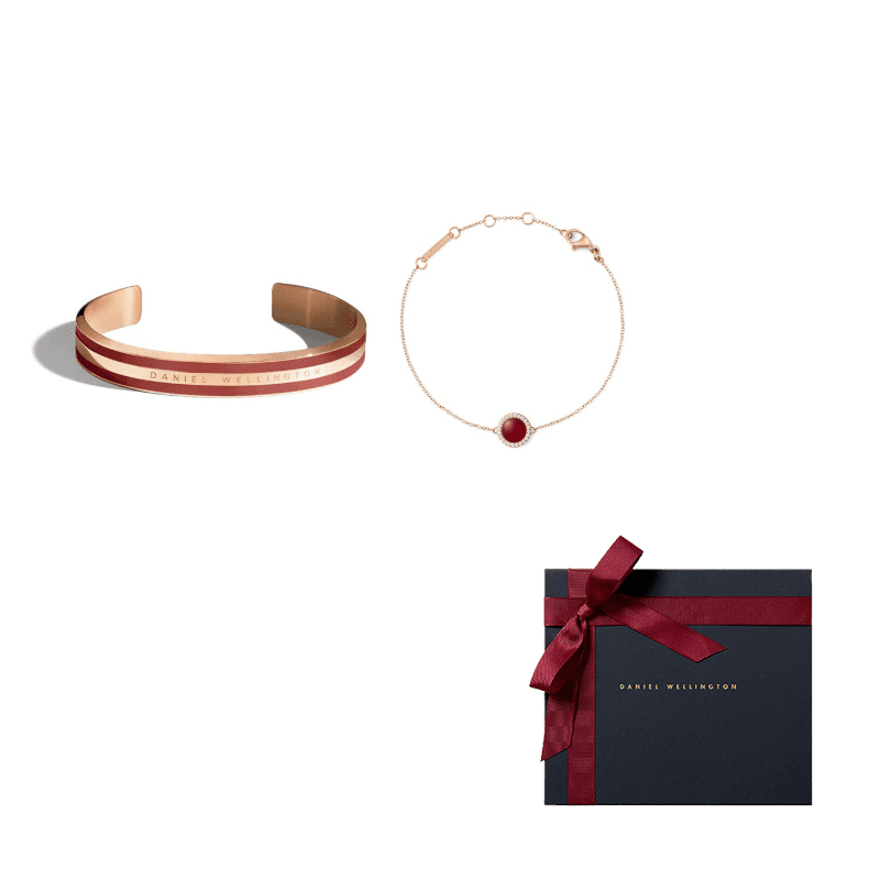 Daniel Wellington Synthetic Cubic Zirconia Alloy Bangles Medium
