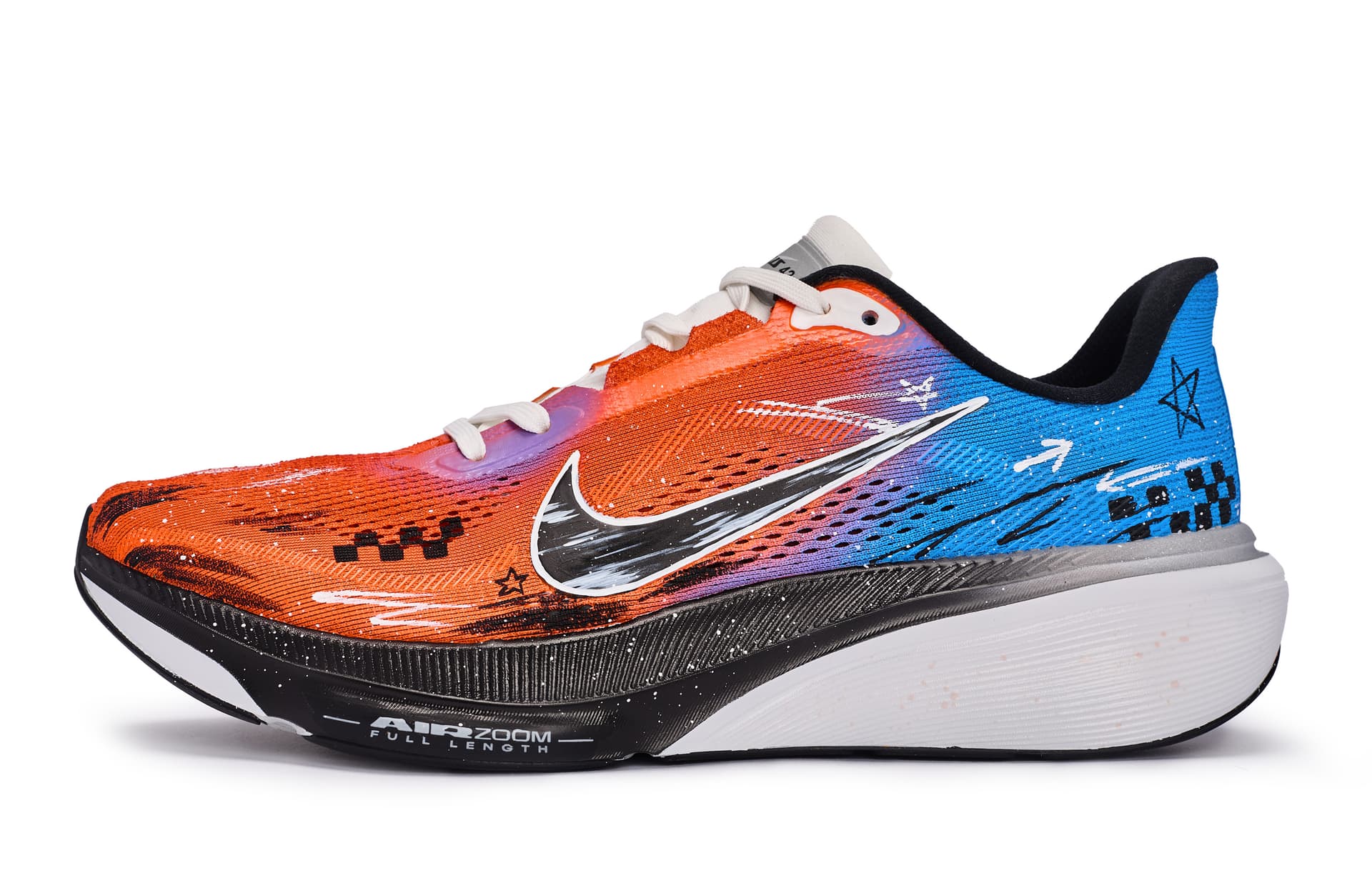 Nike Pegasus 42 Lowtop Black/White/Orange/Blue