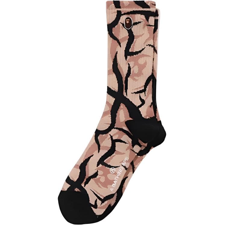 A BATHING APE TRIAL CAMO SS25 Crew 1 Pack (Beige)
