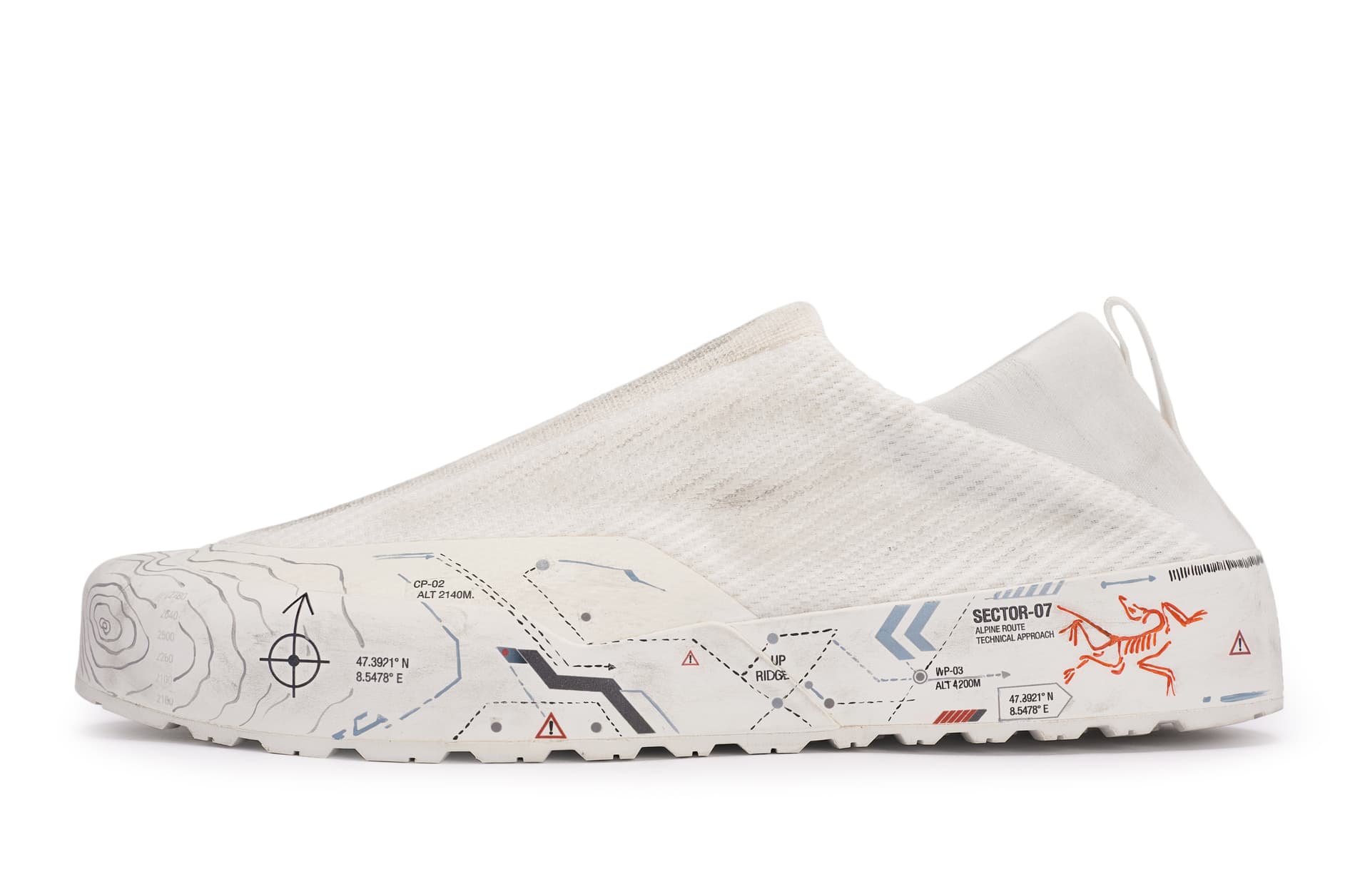 Arcteryx KRAGG Lowtop White/Gray/Orange