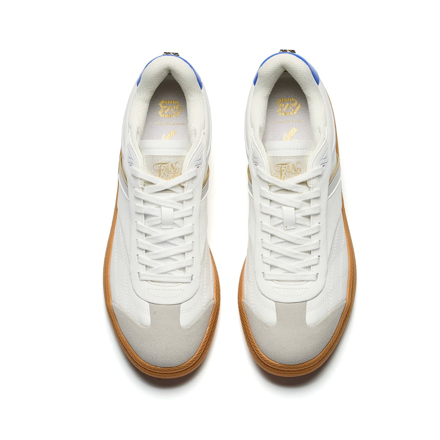ANTA Feng Zhendong Skate Lowtop Papyrus White/Shade 1 Gray/Lanyin Blue