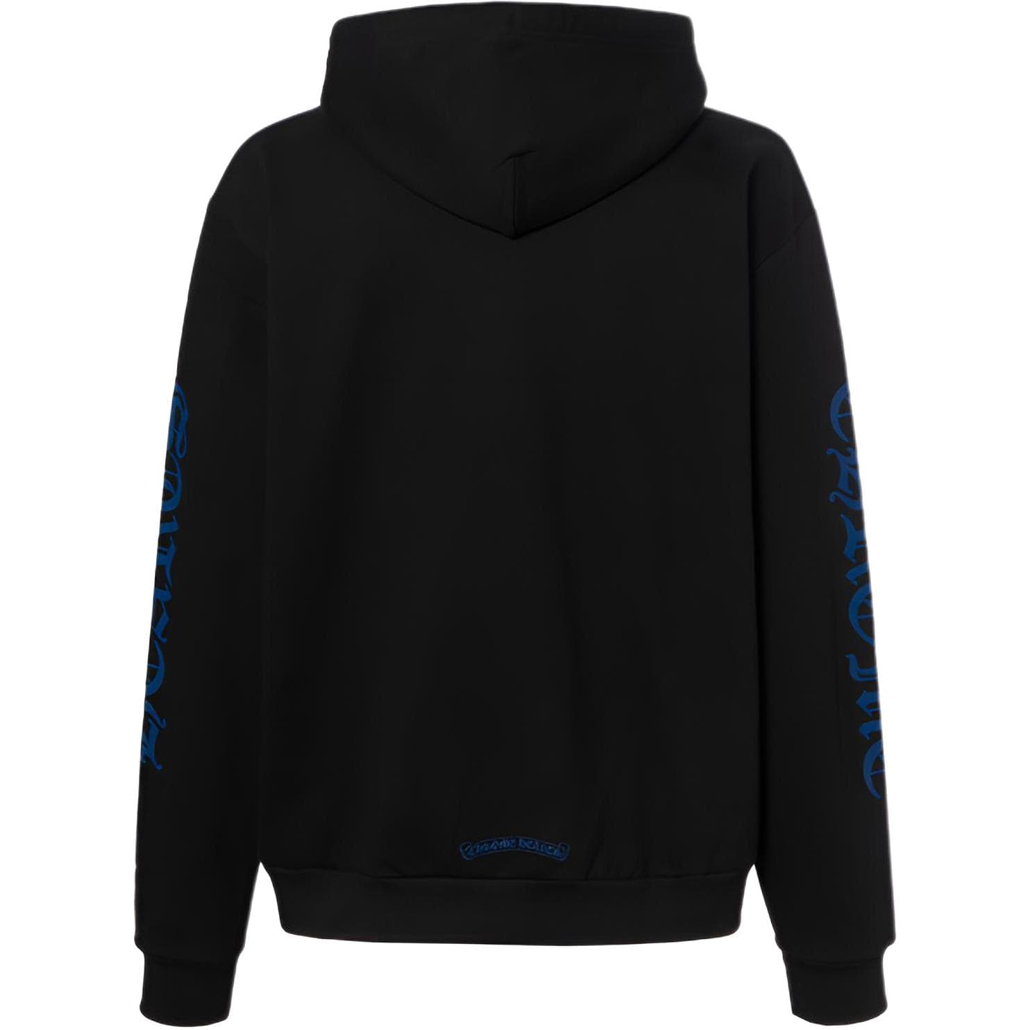 Chrome Hearts Letter Print Fleece Lined Hooded Long Sleeved Sweatshirt