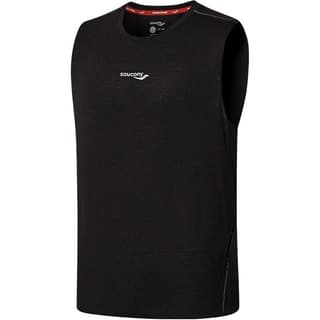 Saucony Sleeveless Sports Shirts Straight Fit