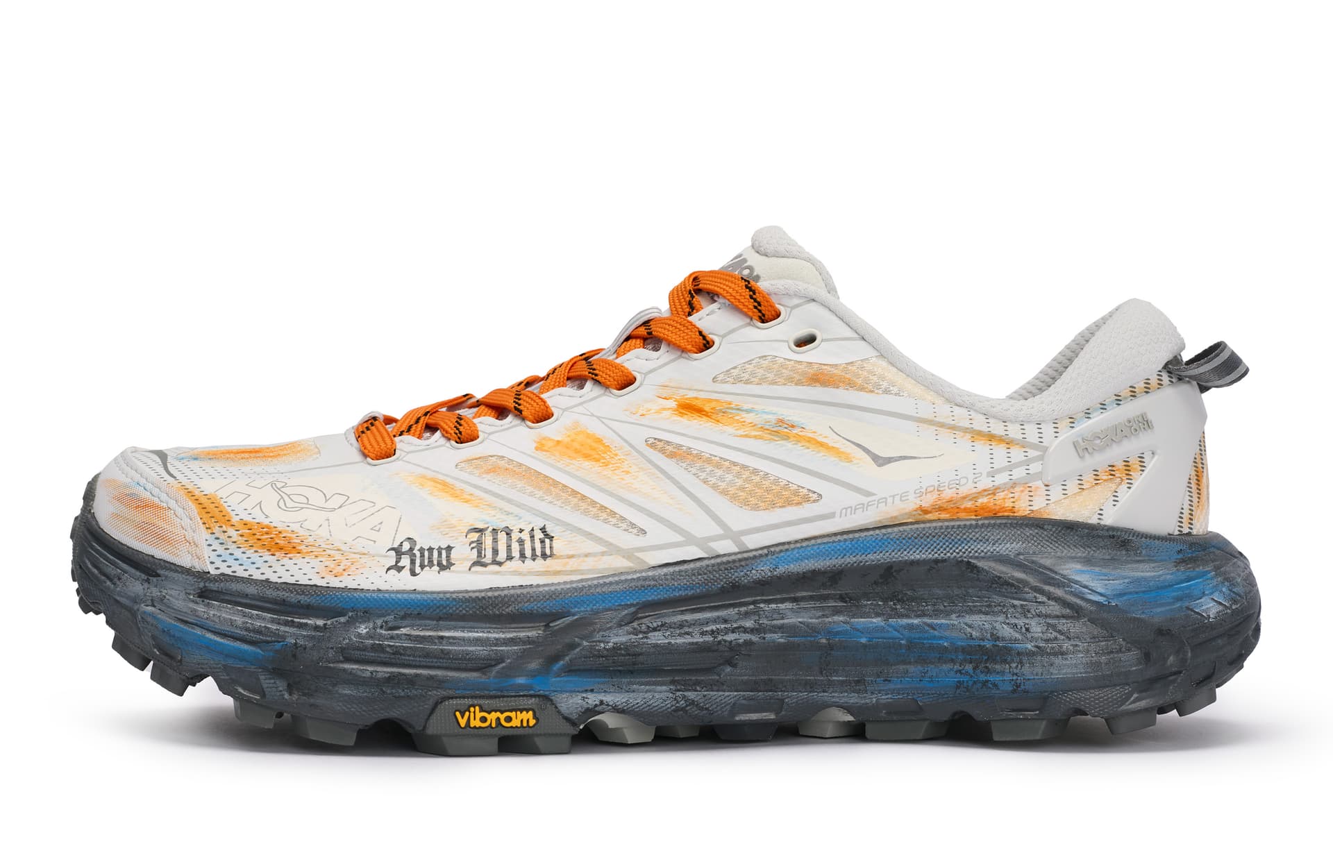 HOKA ONE ONE Mafate Speed 2 Lowtop Gray/Blue/Orange
