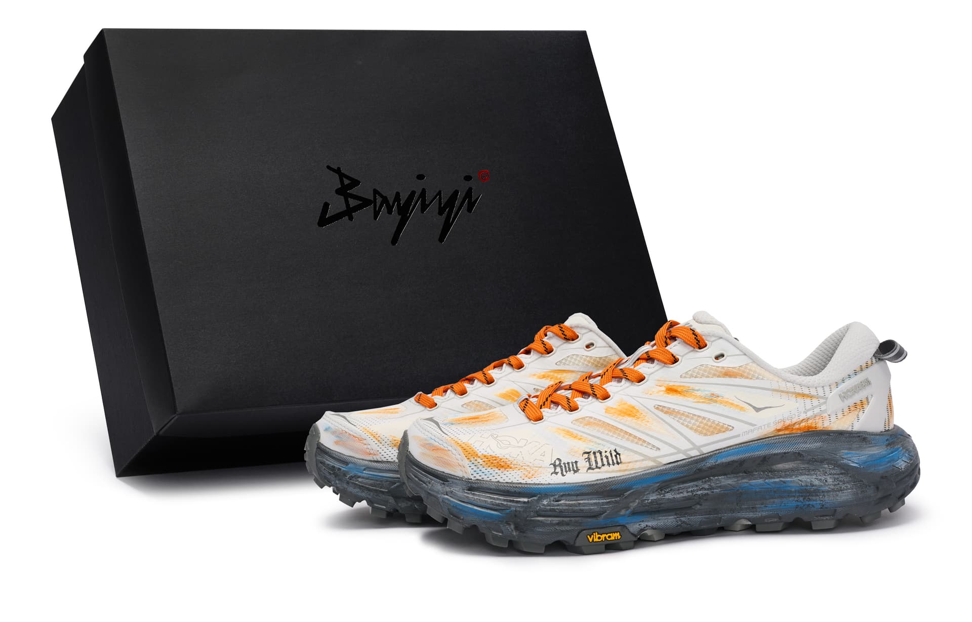 HOKA ONE ONE Mafate Speed 2 Lowtop Gray/Blue/Orange