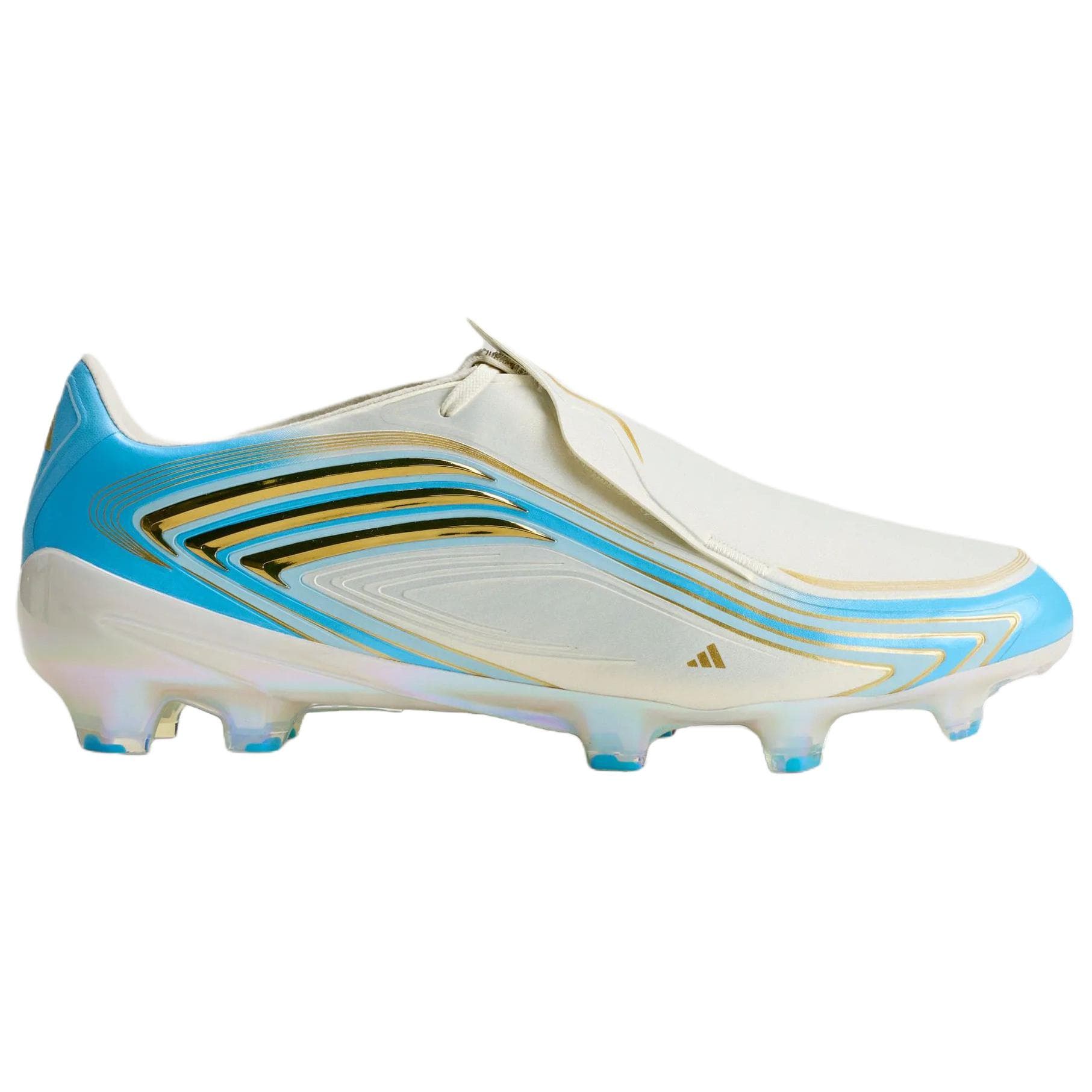 Adidas F50 Soccer Midtop White Blue