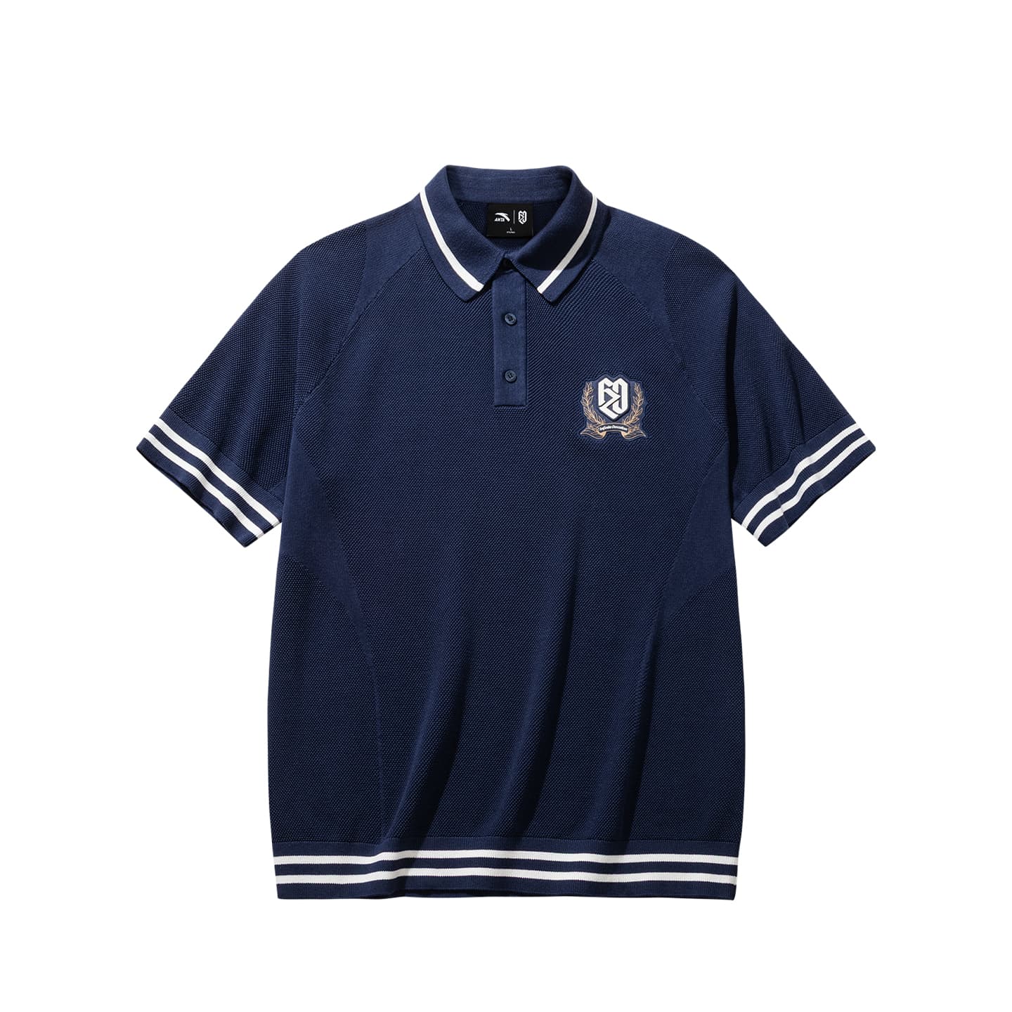 ANTA Feng Zhendong Polo Shirts Laurel Blue5 Polo Collar Moderate
