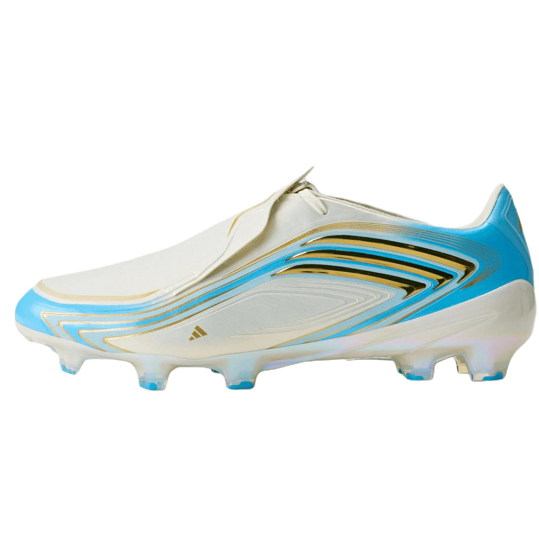 Adidas F50 Soccer Midtop White Blue