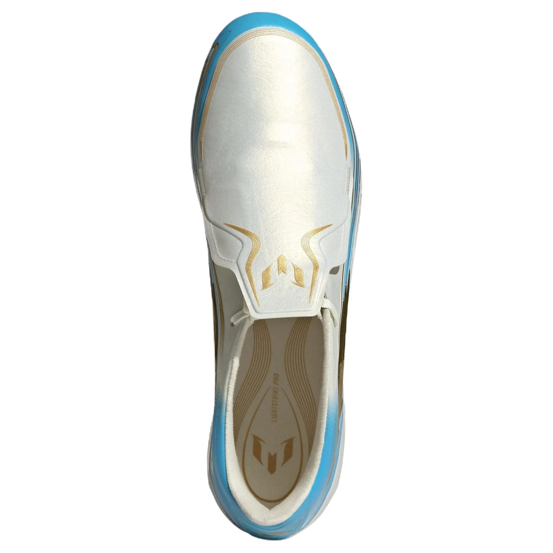 Adidas F50 Soccer Midtop White Blue