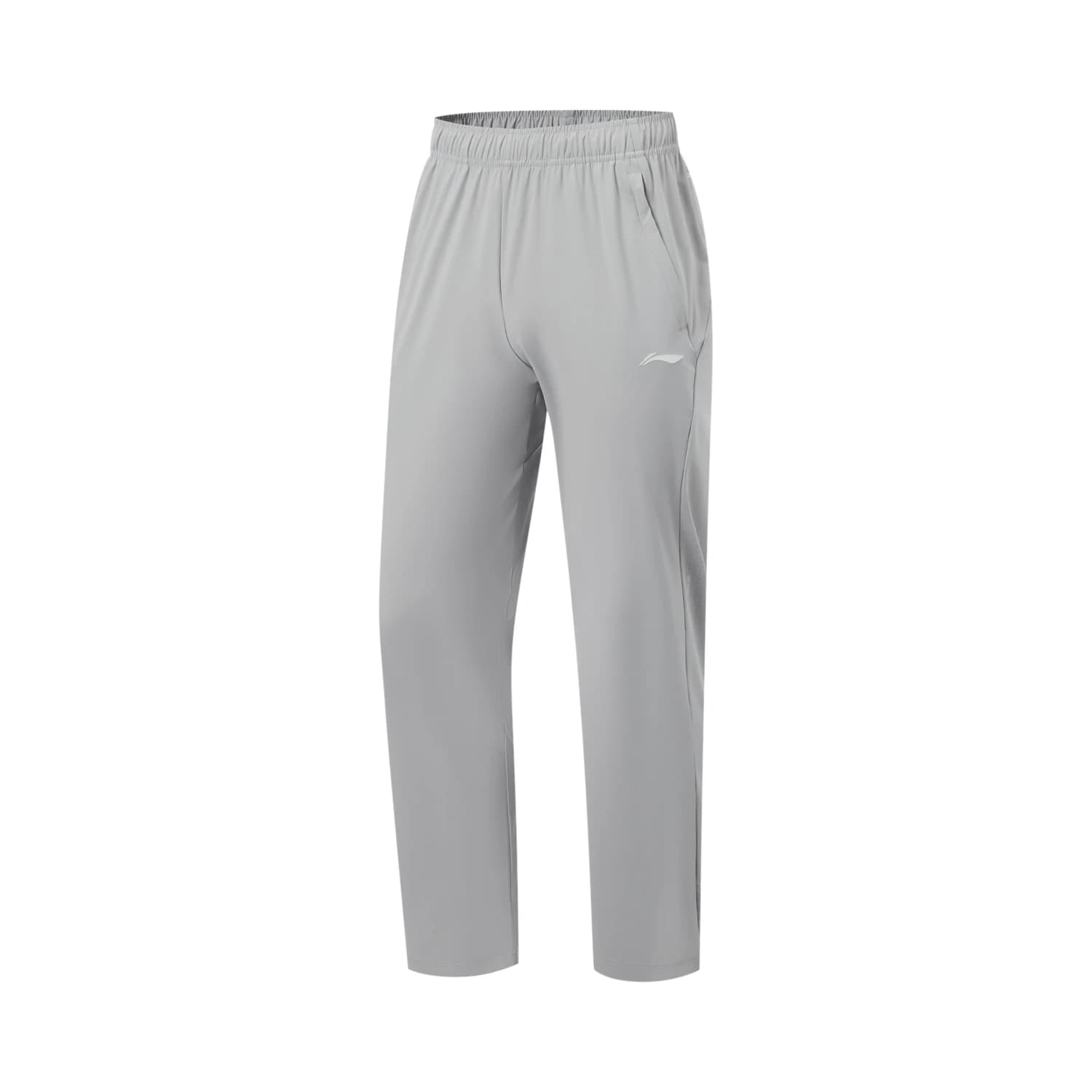 LiNing Fitness Series Knitted Sweatpants Ultimate Gray Moderate Straight Fit