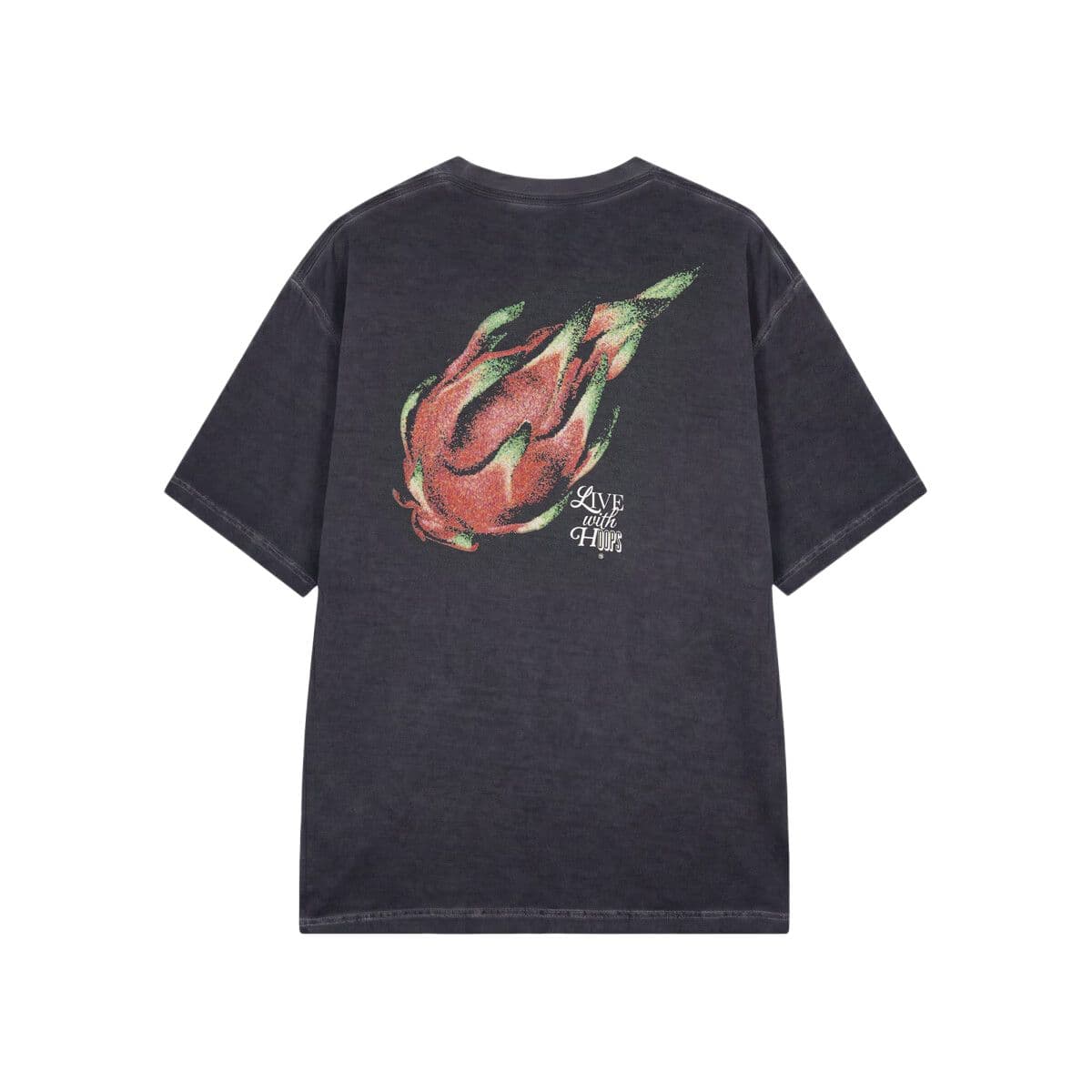 LiNing TShirts Meteorite Gray Crew Neck Moderate Straight Fit