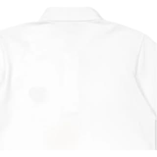 CDG Play Polo Shirts White Polo Collar Moderate Straight Fit