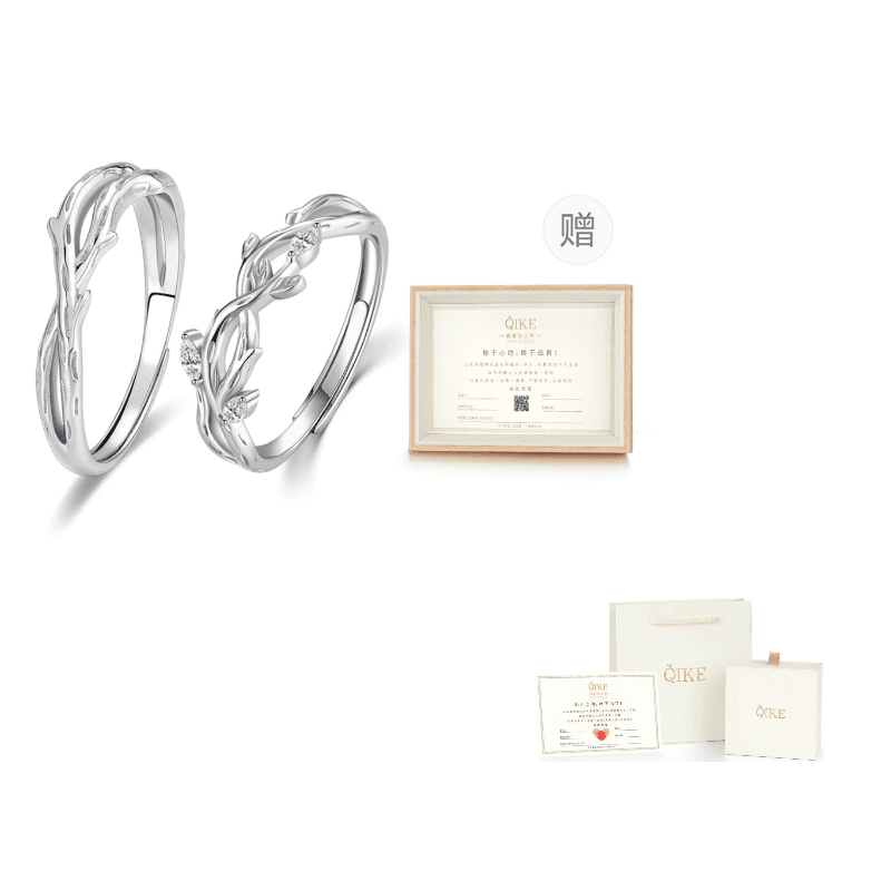 [Couple RingsTrue Love Commitment Letter+Photo Frame]