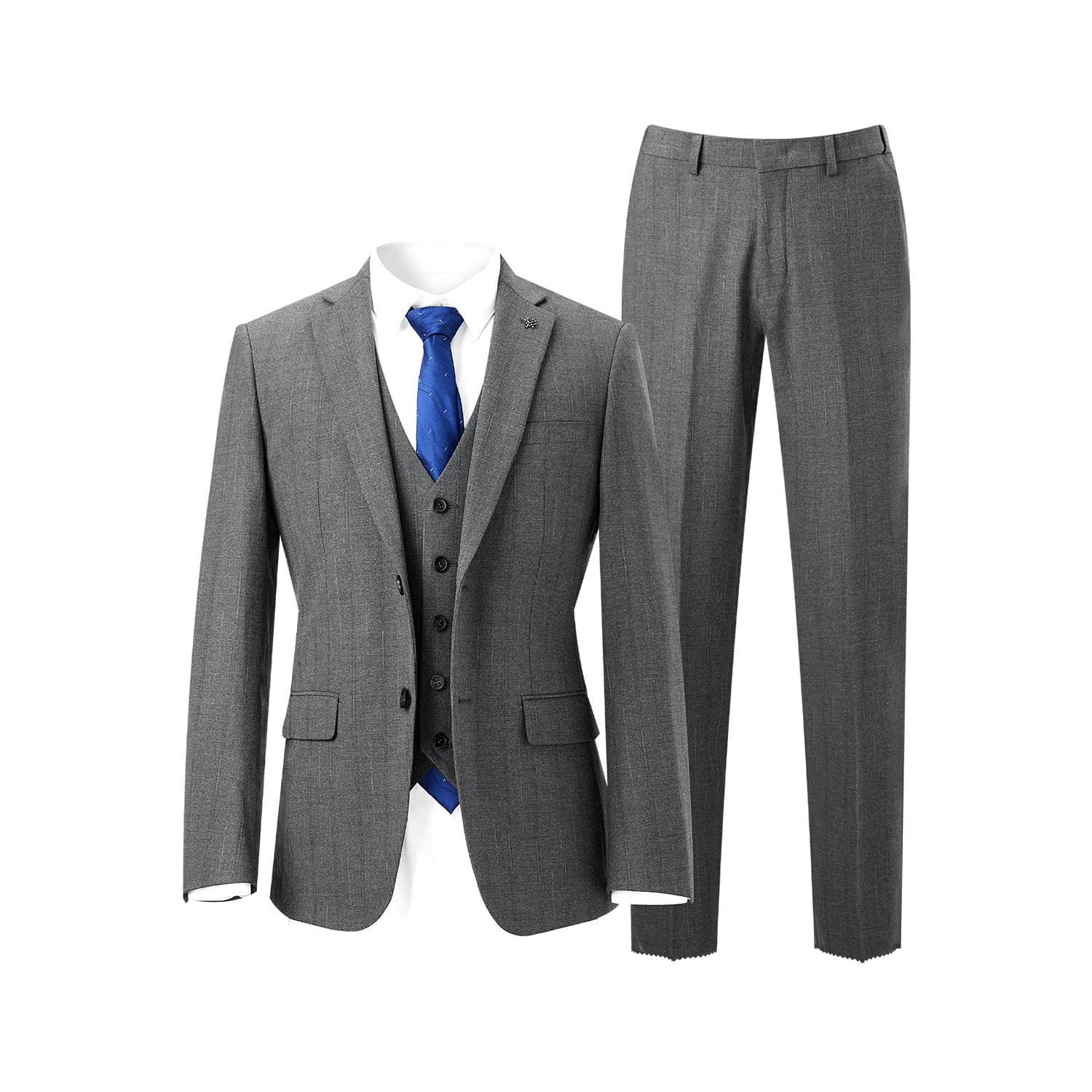 HLA Business Suits Suit Collar Moderate