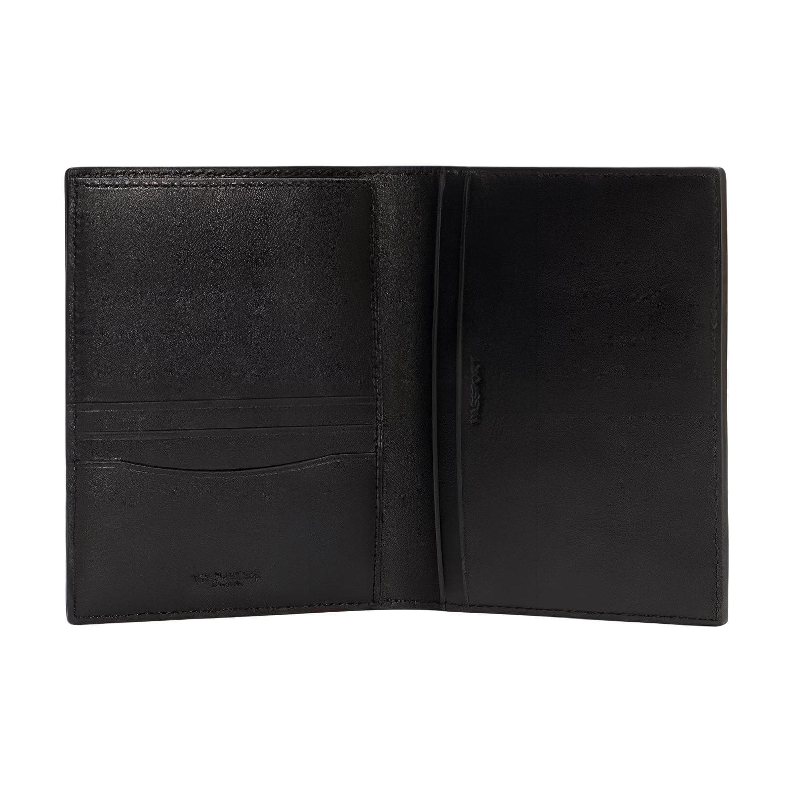 COACH Calfskin Passport Holder Black