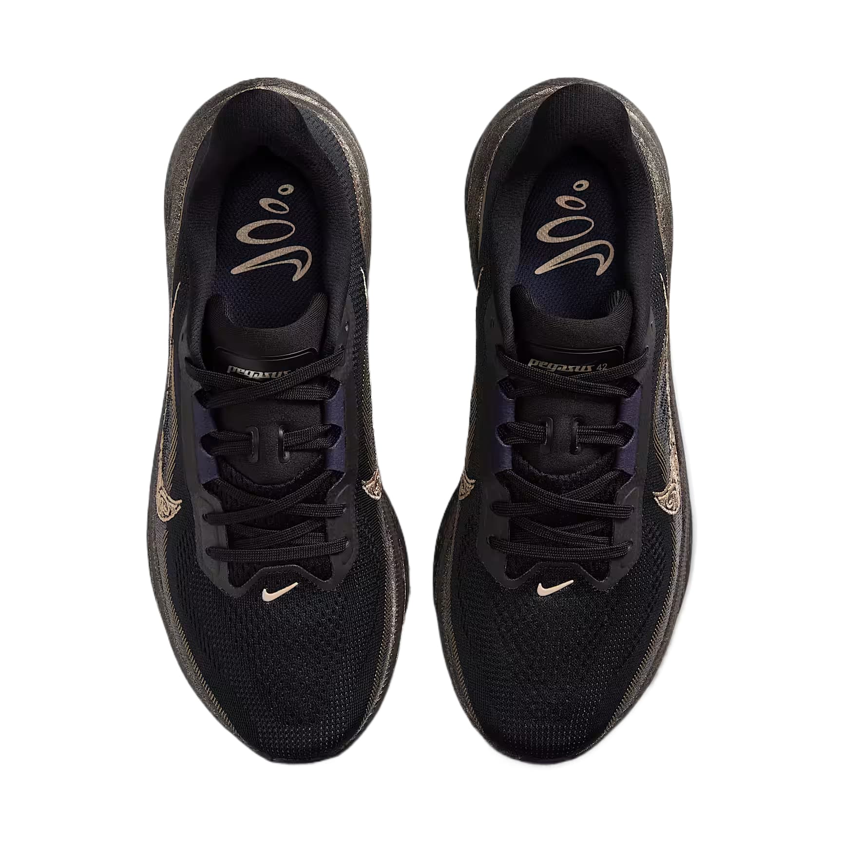 Nike Pegasus 42 Lowtop Black/Asphalt Blue/Black Blue/Misty Gold