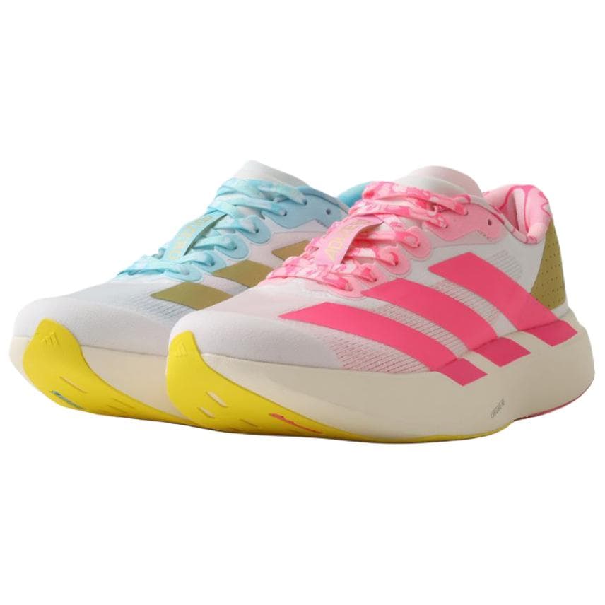 Adidas x BAPE Adizero Evo SL Breathable White Blue Pink