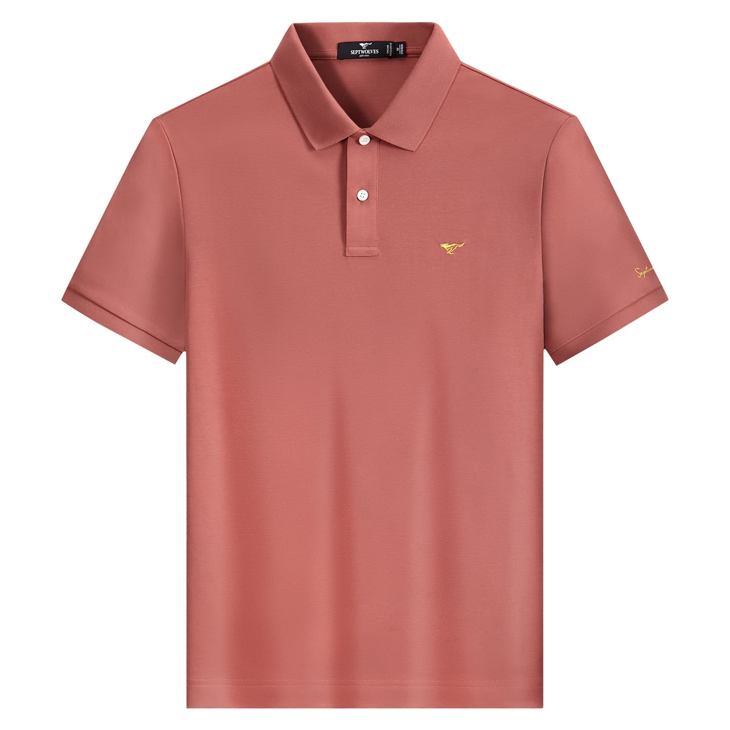 SEPTWOLVES Polo Shirts Lapel Moderate Straight Fit