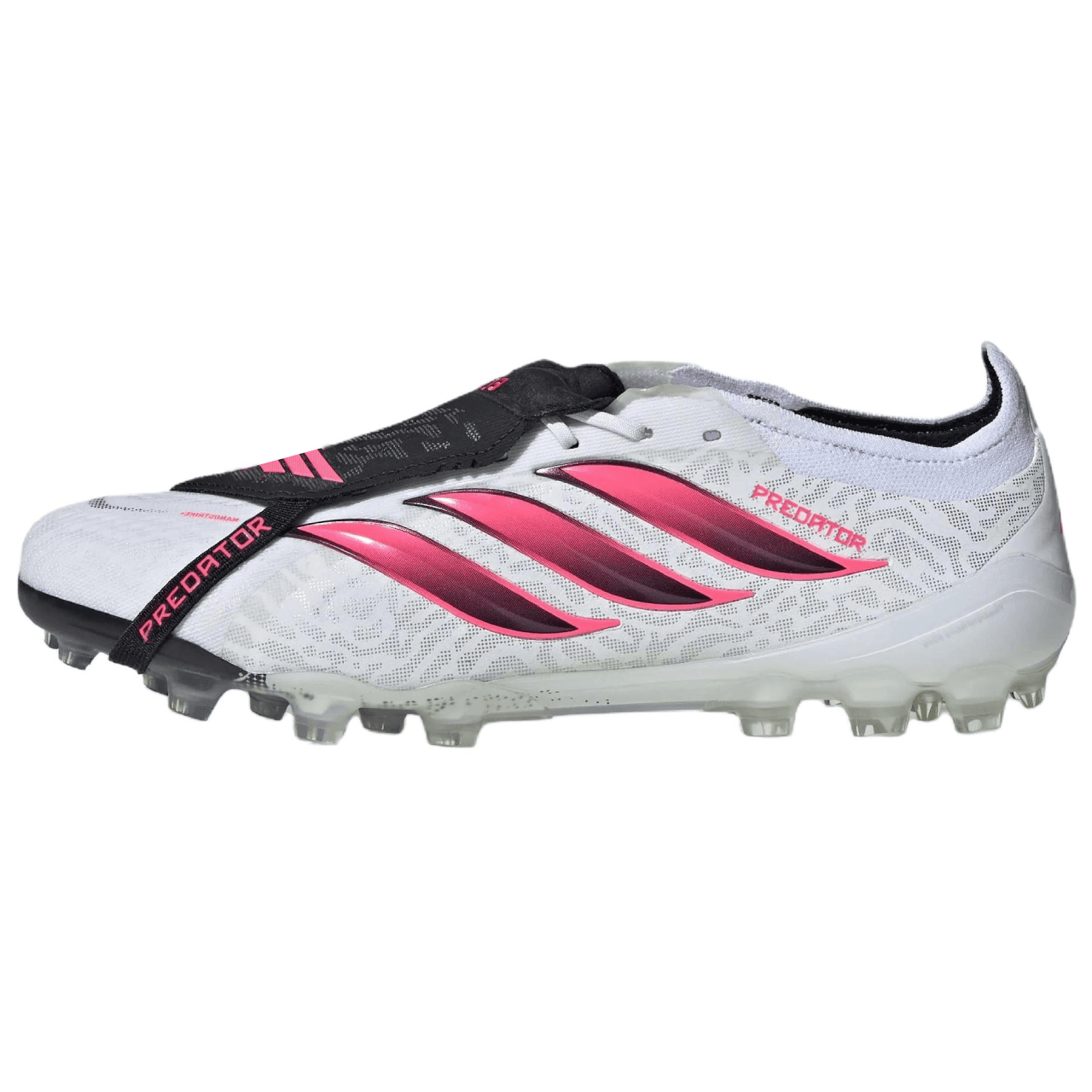 Adidas PREDATOR ELITE Soccer Lowtop White/Swirl Neon Red/Black