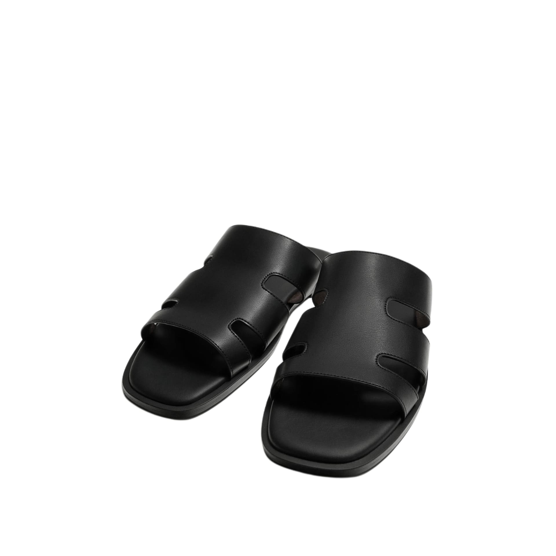 ZARA Slide Slippers Black