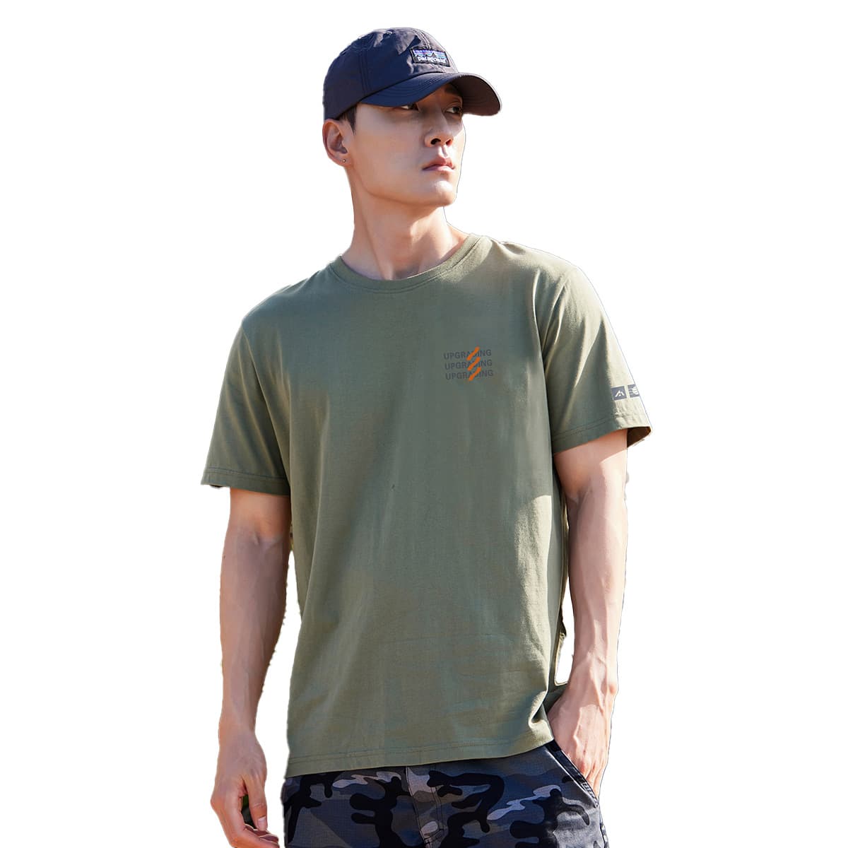 PIONEER CAMP TShirts Crew Neck Thin
