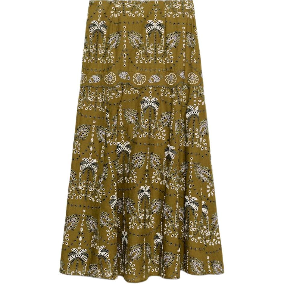 ZARA Long Multicolor Moderate Long Skirt Other