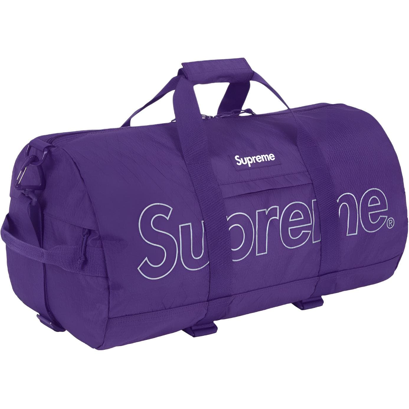 Supreme Fabric Bucket Bag Shoulder Bag Travel Bag Purple Purple