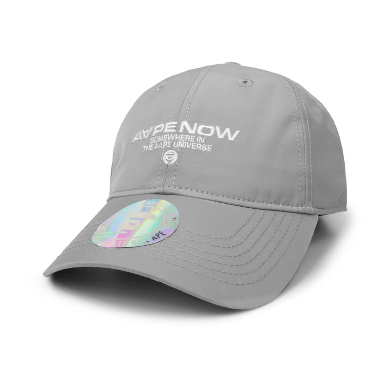 Aape Polyester Baseball Caps Gray GYL