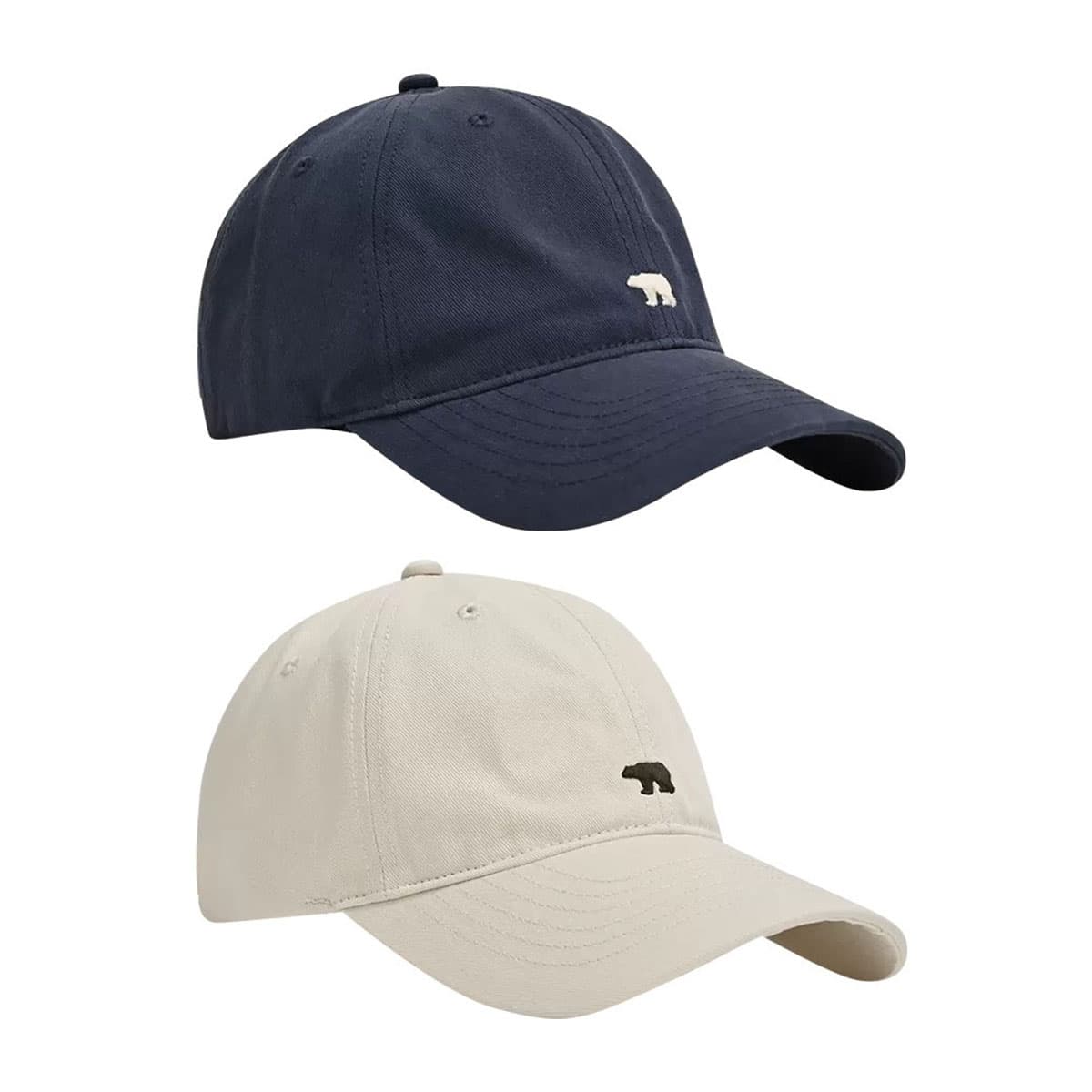 Navy Blue+White