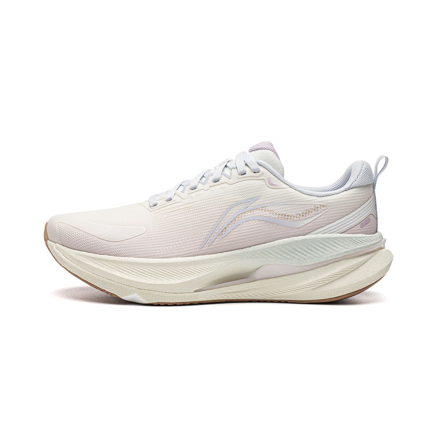 LiNing Wosai 6.0 Protective Edition Lowtop Milky White Purple Pink